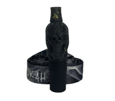 Персональный Мундштук для Кальяна Vibe Hookah Skull Black Персональный Мундштук для Кальяна Vibe Hookah Skull Black