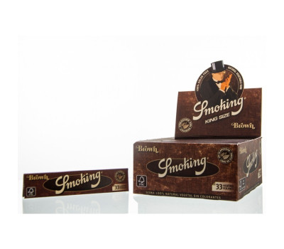Бумага для самокруток Smoking Brown King Size 33