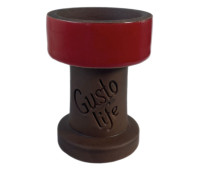 Чаша для Кальяна Gusto Bowls Rook Glaze Red Чаша для Кальяна Gusto Bowls Rook Glaze Red