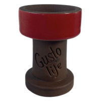 Чаша для Кальяна Gusto Bowls Rook Glaze Red Чаша для Кальяна Gusto Bowls Rook Glaze Red