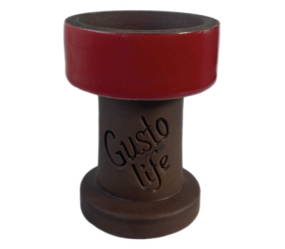 Чаша для Кальяна Gusto Bowls Rook Glaze Red Чаша для Кальяна Gusto Bowls Rook Glaze Red