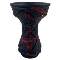 Чаша для Кальяна Gusto Bowls Killa bowl Glaze Red/Black Чаша для Кальяна Gusto Bowls Killa bowl Glaze Red/Black