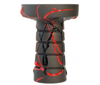 Чаша для Кальяна Gusto Bowls Harmony Glaze Red/Black Чаша для Кальяна Gusto Bowls Harmony Glaze Red/Black