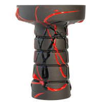 Чаша для Кальяна Gusto Bowls Harmony Glaze Red/Black Чаша для Кальяна Gusto Bowls Harmony Glaze Red/Black