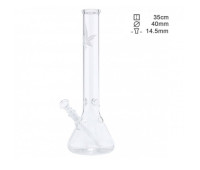 Бонг стеклянный Leaf Beaker H:35cm - Ø:40mm - SG:14.5mm Бонг стеклянный Leaf Beaker H:35cm - Ø:40mm - SG:14.5mm