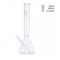Бонг стеклянный Leaf Beaker H:35cm - Ø:40mm - SG:14.5mm Бонг стеклянный Leaf Beaker H:35cm - Ø:40mm - SG:14.5mm