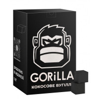 Уголь кокосовый для кальяна Gorilla 2.5х2.5, 1кг Уголь кокосовый для кальяна Gorilla 2.5х2.5, 1кг
