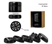 Гриндер металлический Grace Glass | Grinder - American Style 5part d:55mm