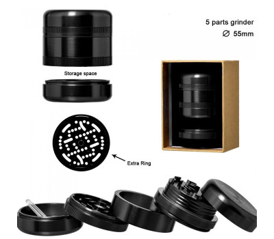 Гриндер металлический Grace Glass | Grinder - American Style 5part d:55mm