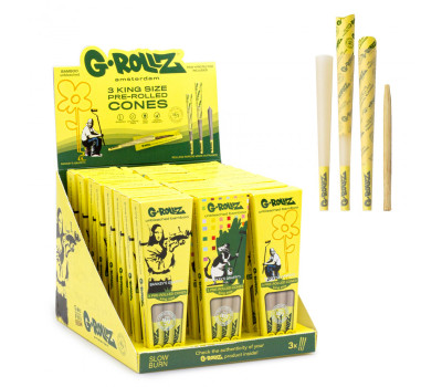 Бумага для самокруток G-ROLLZ Banksy's Graffiti - Bamboo Unbleached
