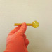 Стеклянная трубка для курения Nose Warmer Oil Orange Ø30 мм.