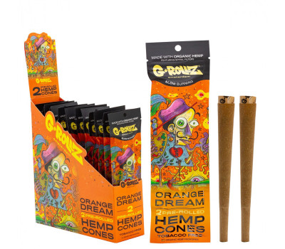 Бумага для самокруток G-ROLLZ - 2x Passion Fruit Flavored Pre-Rolled Hemp Cones