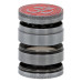 Гриндер металлический Amsterdam | Rainbow Mix Grinder with Ganash and OM logo 4part- 50mm