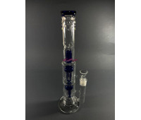Стеклянный бонг Medusa Double Blue Стеклянный бонг Medusa Double Blue