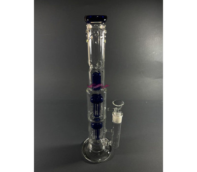 Стеклянный бонг Medusa Double Blue Стеклянный бонг Medusa Double Blue