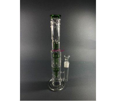 Стеклянный бонг Medusa Double Green