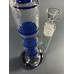 Стеклянный бонг Triple 2 Blue Стеклянный бонг Triple 2 Blue