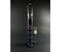 Стеклянный бонг Triple 2 Blue Стеклянный бонг Triple 2 Blue