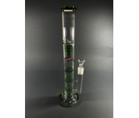 Стеклянный бонг Triple 2 Green Стеклянный бонг Triple 2 Green