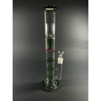 Стеклянный бонг Triple 2 Green Стеклянный бонг Triple 2 Green