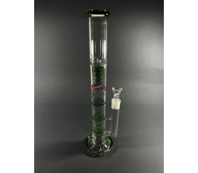 Стеклянный бонг Triple 2 Green Стеклянный бонг Triple 2 Green