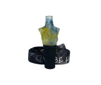 Персональний Мундштук для Кальяна Vibe Hookah Flower Tit`s Сине-желтый Персональний Мундштук для Кальяна Vibe Hookah Flower Tit`s Сине-желтый