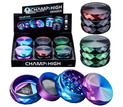 Гриндер алюминиевый Champ C. HIGH COLOR DUO 53 MM ALU GRINDER DL6