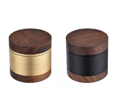 Гриндер деревянный CHAMP HIGH ROUND WOODEN GRINDER 62MM