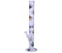 Бонг стеклянный Multi Leaf H:40 cm Ø:40 mm Бонг стеклянный Multi Leaf H:40 cm Ø:40 mm