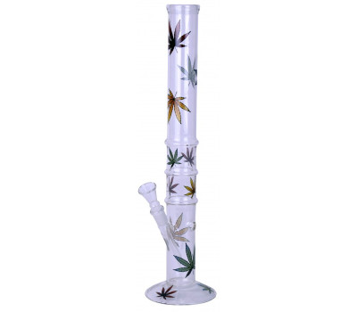 Бонг стеклянный Multi Leaf H:40 cm Ø:40 mm Бонг стеклянный Multi Leaf H:40 cm Ø:40 mm