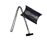 Персональный мундштук для Кальяна Personalka Pro Chain Black Silver Персональный мундштук для Кальяна Personalka Pro Chain Black Silver