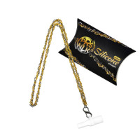 Персональный мундштук для Кальяна Personalka Pro Chain Gold Silver Персональный мундштук для Кальяна Personalka Pro Chain Gold Silver