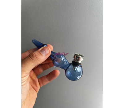 Стеклянная трубка для курения Oil Top Mix Blue Стеклянная трубка для курения Oil Top Mix Blue