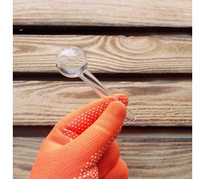 Стеклянная трубка для курения Nose Warmer Oil Clear Ø30 мм.