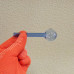 Стеклянная трубка для курения Nose Warmer Oil Blue Ø30 мм.