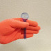 Стеклянная трубка для курения Nose Warmer Oil Blue Ø30 мм.