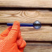 Стеклянная трубка для курения Maga Oil Blue Ø25 мм. Стеклянная трубка для курения Maga Oil Blue Ø25 мм.