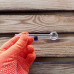 Стеклянная трубка для курения Pocketbowl Stabilo Oil Blue  Ø20 мм.