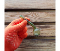 Стеклянная трубка для курения Sherlock Nose Oil Green Ø30 мм. Стеклянная трубка для курения Sherlock Nose Oil Green Ø30 мм.