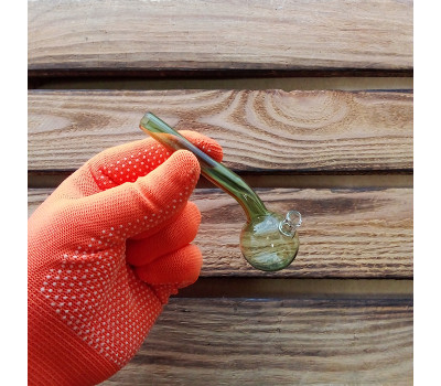 Стеклянная трубка для курения Sherlock Nose Oil Green Ø30 мм. Стеклянная трубка для курения Sherlock Nose Oil Green Ø30 мм.