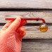 Стеклянная трубка для курения Turn Color Oil Orange Ø30 мм. Стеклянная трубка для курения Turn Color Oil Orange Ø30 мм.