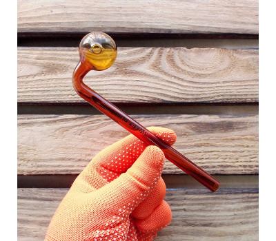 Стеклянная трубка для курения Turn Color Oil Orange Ø30 мм. Стеклянная трубка для курения Turn Color Oil Orange Ø30 мм.