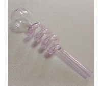Стеклянная трубка для курения Helix Oil Pink Ø30 мм. Стеклянная трубка для курения Helix Oil Pink Ø30 мм.