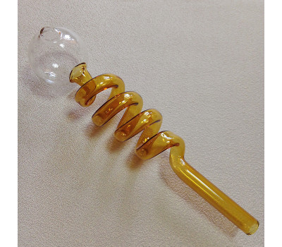 Стеклянная трубка для курения Helix Oil Honey Ø30 мм. Стеклянная трубка для курения Helix Oil Honey Ø30 мм.