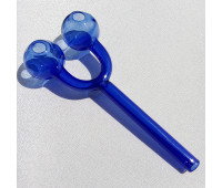 Стеклянная трубка для курения Harmony Double Oil Blue Ø30 мм. Стеклянная трубка для курения Harmony Double Oil Blue Ø30 мм.