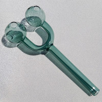 Стеклянная трубка для курения Harmony Double Oil Green Ø30 мм. Стеклянная трубка для курения Harmony Double Oil Green Ø30 мм.