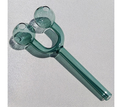 Стеклянная трубка для курения Harmony Double Oil Green Ø30 мм.