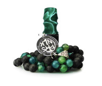 Персональный мундштук для Кальяна PERSONALKA Stone Green Персональный мундштук для Кальяна PERSONALKA Stone Green