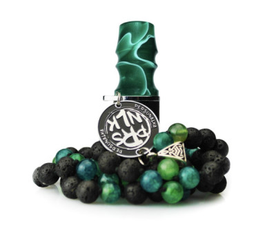 Персональный мундштук для Кальяна PERSONALKA Stone Green Персональный мундштук для Кальяна PERSONALKA Stone Green