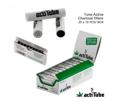 Фильтры actiTube | Activ Charcoal Filters Display 10шт/уп  8mm